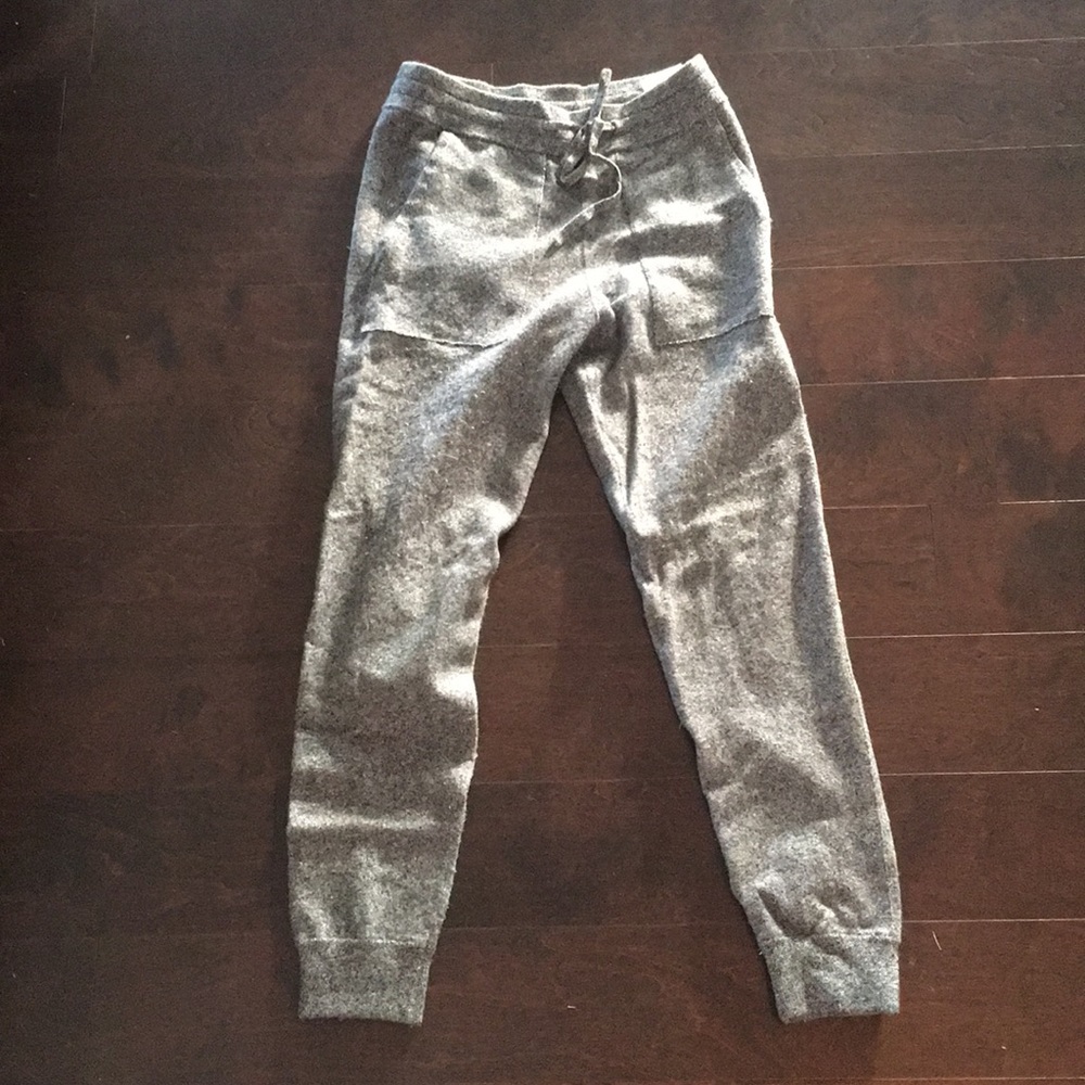 Lightly worn wool joggers